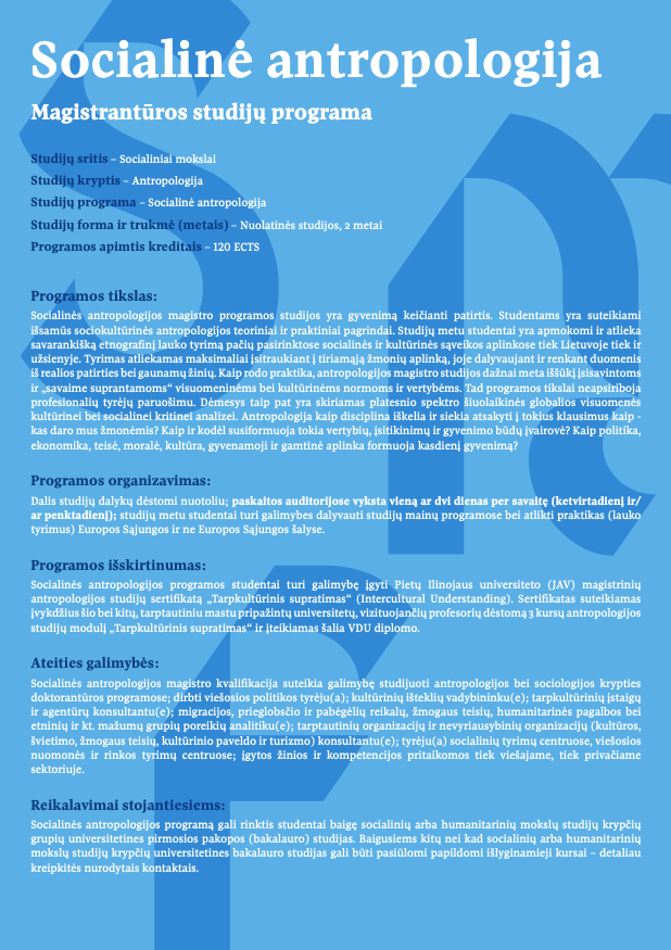 Antropologijos plakatai 1